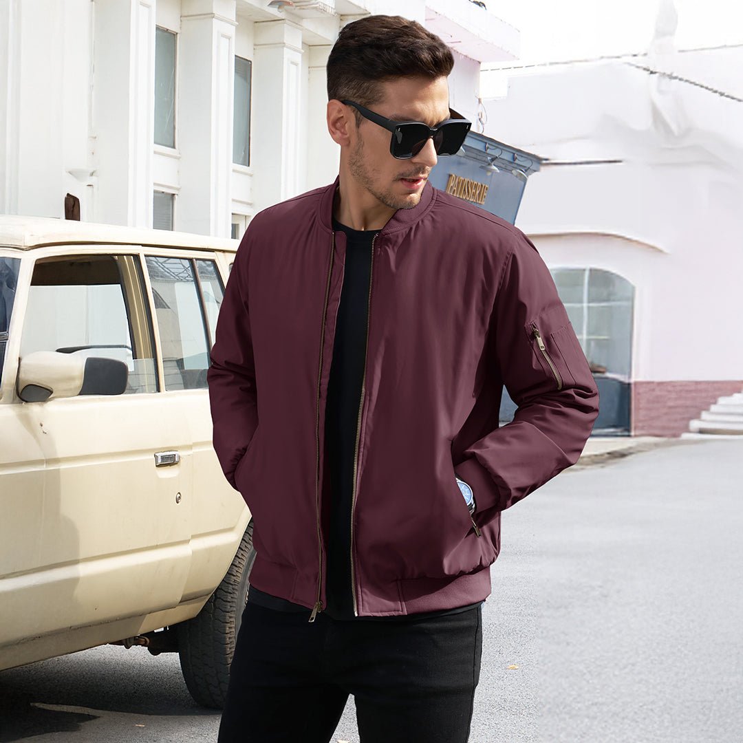 TACVASEN MA-1 Bomber Jackets Casual Padded Coats