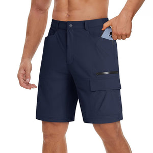 TACVASEN Navy Utility Cargo Shorts Quick Drying