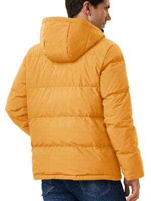 TACVASEN Ginger Men's Puffer Jacket Hooded Down Jacket