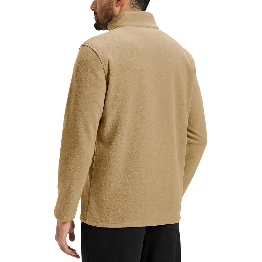 TACVASEN Yellow Men's Pullover Workout Fleece 1/4 Zip Uncw Vintage Sweatshirts