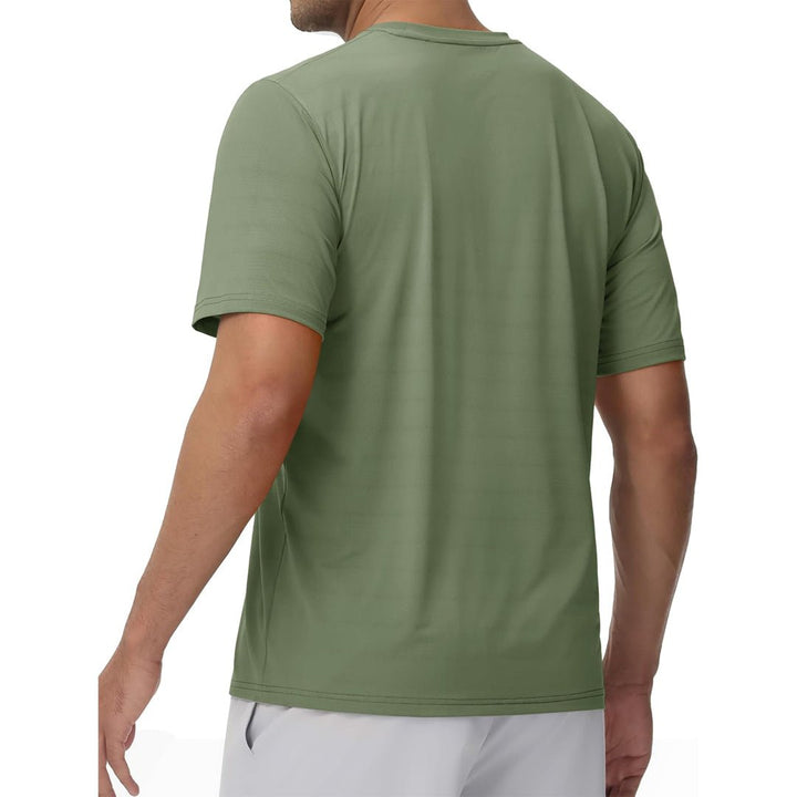 Men's Quick Dry Athletic T-Shirt Lightweight Gym Activewear - AT24M3239