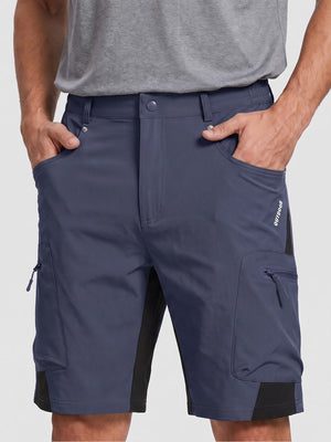 TACVASEN Navy Mens Quick-dry Outdoor Cargo Shorts