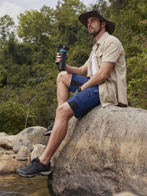 TACVASEN Royal Blue Mens Quick-dry Outdoor Cargo Shorts