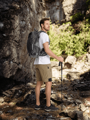 TACVASEN Khaki Mens Quick-dry Outdoor Cargo Shorts