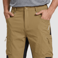TACVASEN Khaki Mens Quick-dry Outdoor Cargo Shorts
