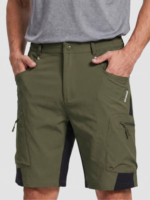 TACVASEN Army Green Mens Quick-dry Outdoor Cargo Shorts