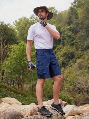 TACVASEN Royal Blue Mens Quick-dry Outdoor Cargo Shorts