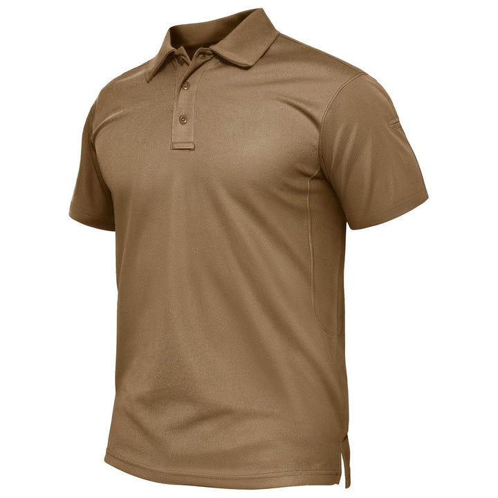 Men's Quick Dry Performance Golf Top Short Sleeve Polo Shirt - 33款D