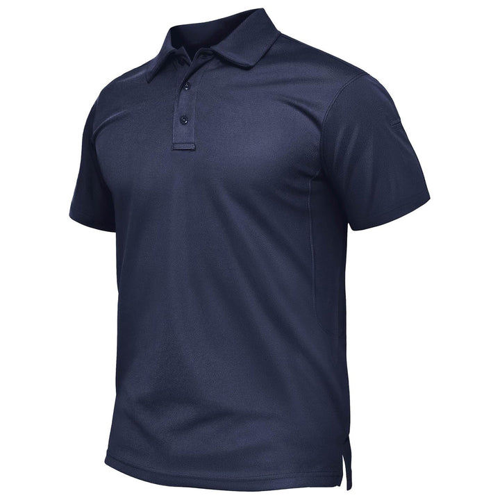 Men's Quick Dry Performance Golf Top Short Sleeve Polo Shirt - 33款D