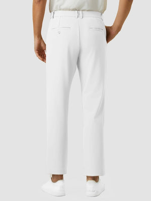 TACVASEN White Men's Quick Dry Straight Fit Golf Casual Pants