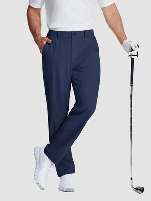 TACVASEN Navy Men's Quick Dry Straight Fit Golf Casual Pants