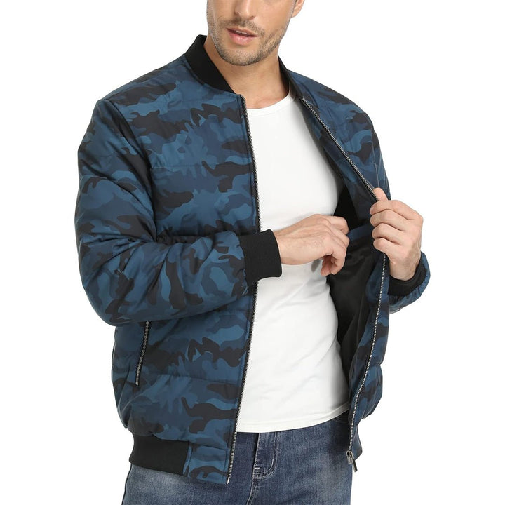 Men's Quilted Puffer Jacket Lightweight Water - Resistant Warm Winter Coat - Fall Winter 2022