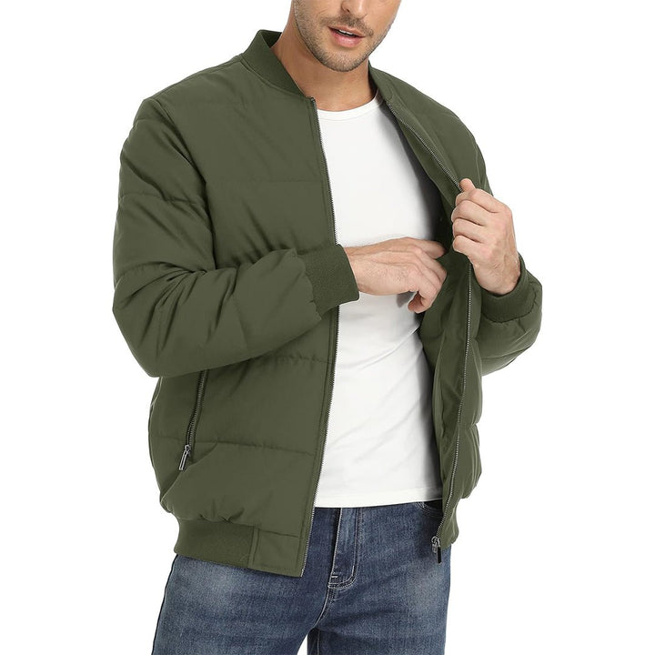 Men's Quilted Puffer Jacket Lightweight Water - Resistant Warm Winter Coat - Fall Winter 2022