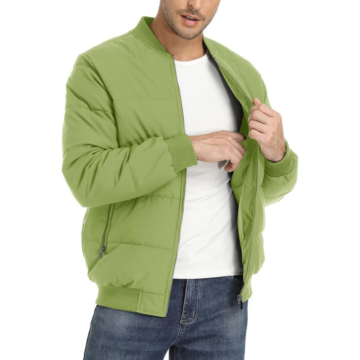 Men's Quilted Puffer Jacket Lightweight Water - Resistant Warm Winter Coat - Fall Winter 2022