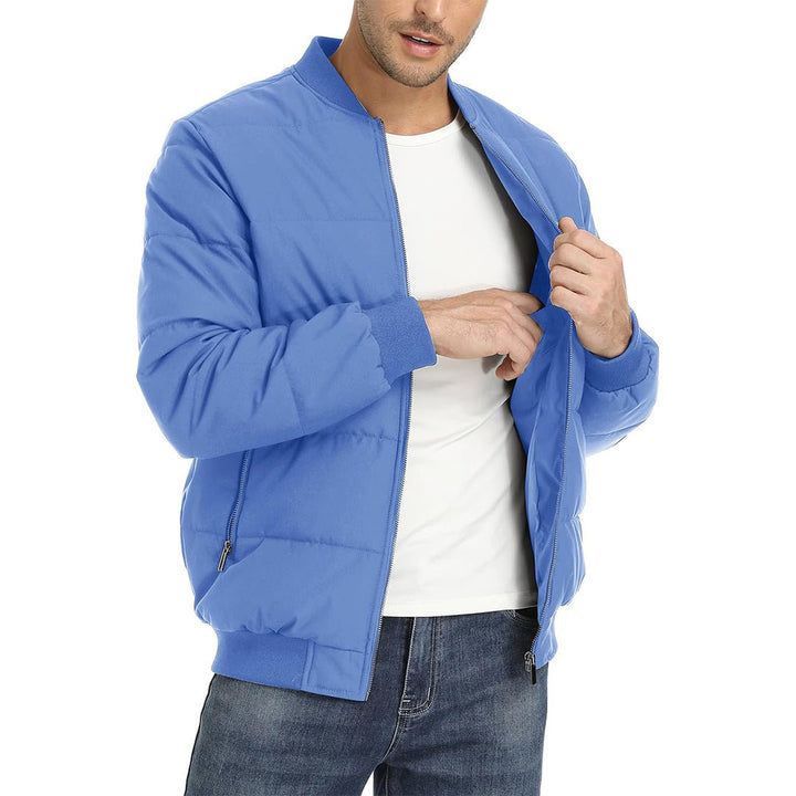 Men's Quilted Puffer Jacket Lightweight Water - Resistant Warm Winter Coat - Fall Winter 2022