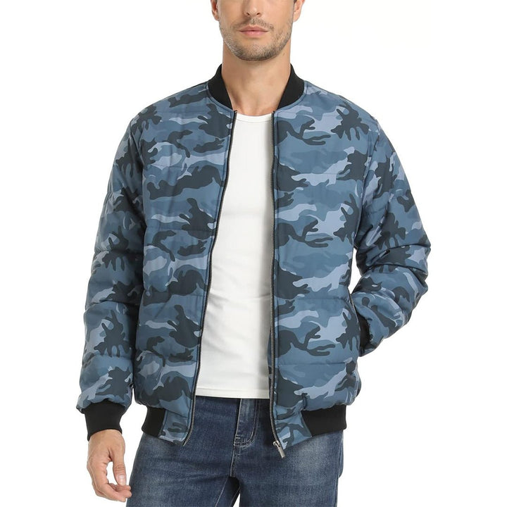 Men's Quilted Puffer Jacket Lightweight Water - Resistant Warm Winter Coat - Fall Winter 2022