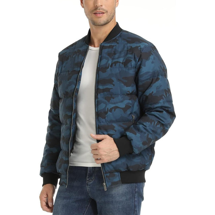 Men's Quilted Puffer Jacket Lightweight Water - Resistant Warm Winter Coat - Fall Winter 2022
