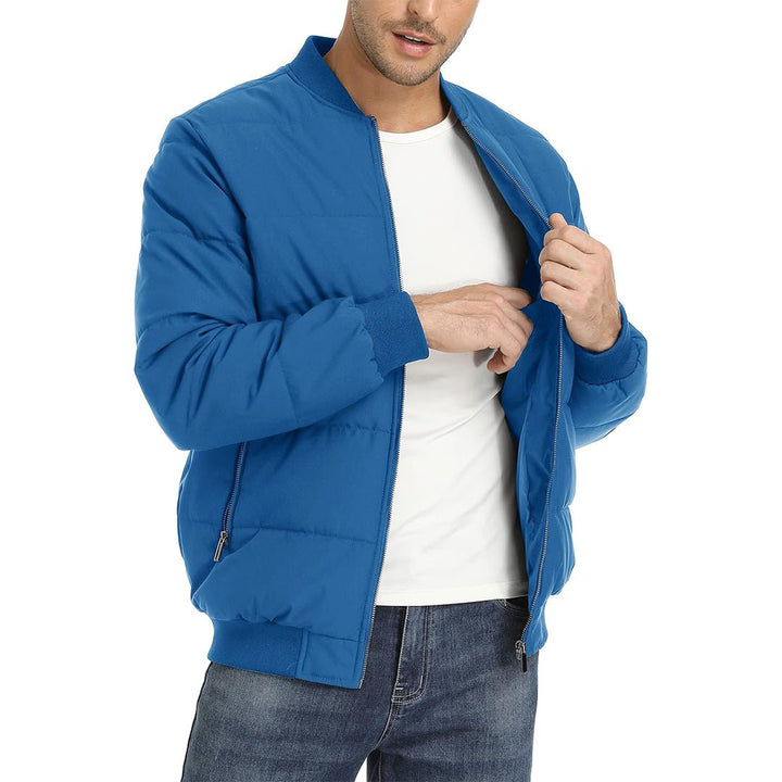 Men's Quilted Puffer Jacket Lightweight Water - Resistant Warm Winter Coat - Fall Winter 2022