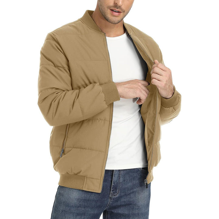 Men's Quilted Puffer Jacket Lightweight Water - Resistant Warm Winter Coat - Fall Winter 2022