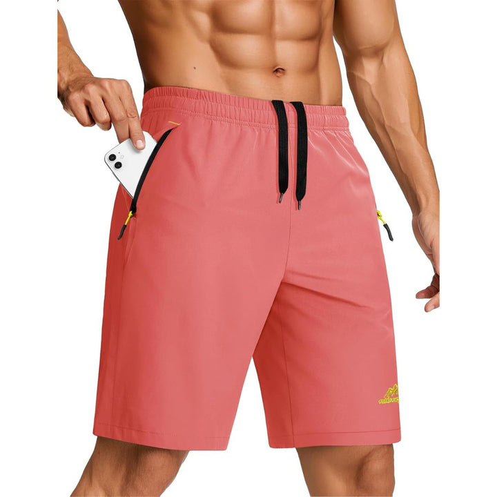 Men's Running Workout Shorts Quick Dry Gym Shorts - Men's Running Shorts