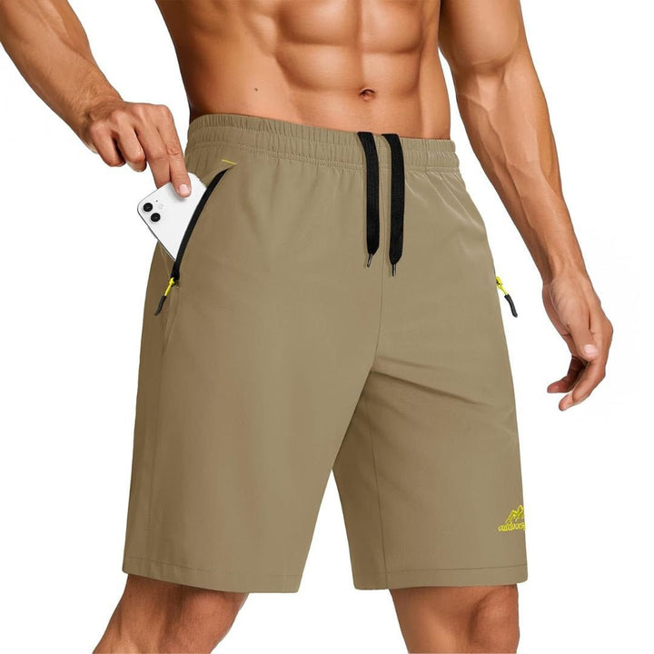 Men's Running Workout Shorts Quick Dry Gym Shorts - 12326D