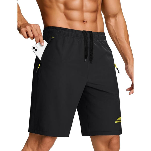 Men's Running Workout Shorts Quick Dry Gym Shorts - Men's Running Shorts