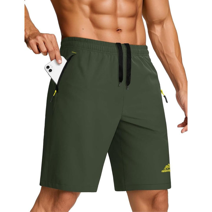 Men's Running Workout Shorts Quick Dry Gym Shorts - Men's Running Shorts