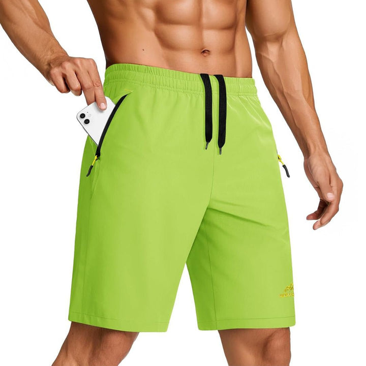 Men's Running Workout Shorts Quick Dry Gym Shorts - 12326D