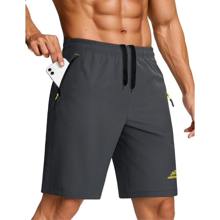 Men's Running Workout Shorts Quick Dry Gym Shorts - Men's Running Shorts