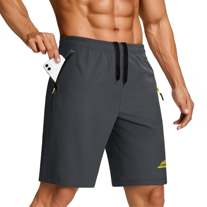 Men's Running Workout Shorts Quick Dry Gym Shorts - 12326D