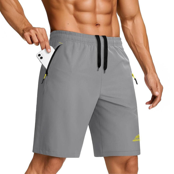 Men's Running Workout Shorts Quick Dry Gym Shorts - 12326D