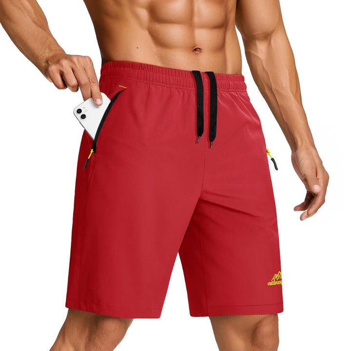 Men's Running Workout Shorts Quick Dry Gym Shorts - 12326D