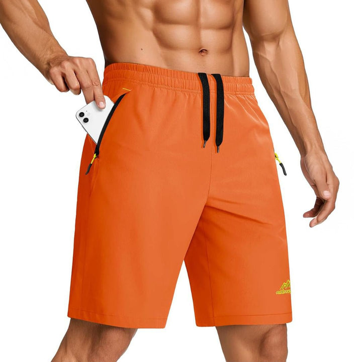 Men's Running Workout Shorts Quick Dry Gym Shorts - 12326D
