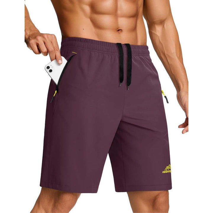 Men's Running Workout Shorts Quick Dry Gym Shorts - Men's Running Shorts
