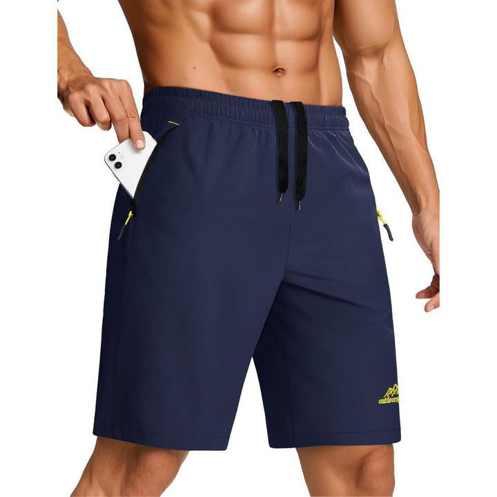 Men's Running Workout Shorts Quick Dry Gym Shorts - Men's Running Shorts