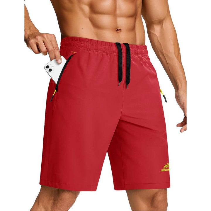Men's Running Workout Shorts Quick Dry Gym Shorts - Men's Running Shorts