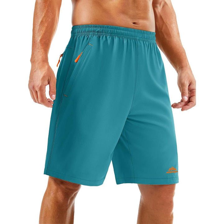 Men's Running Workout Shorts Quick Dry with Pockets - 8859D
