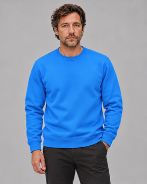 TACVASEN Azure Men's Sherpa Lined Sweatshirt Warm Heavyweight Fleece Pullover