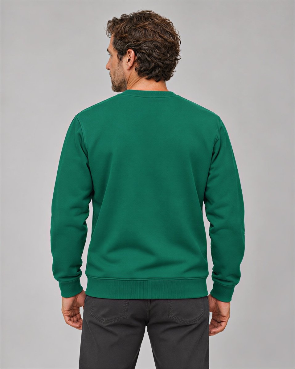 TACVASEN Azure Men's Sherpa Lined Sweatshirt Warm Heavyweight Fleece Pullover