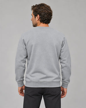 TACVASEN Light Grey Men's Sherpa Lined Sweatshirt Warm Heavyweight Fleece Pullover