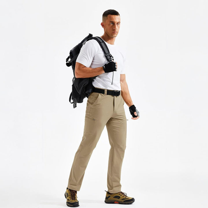 Men's Stretch Quick Dry Hiking Cargo Pants Lightweight & Water Resistant - AB25M3314