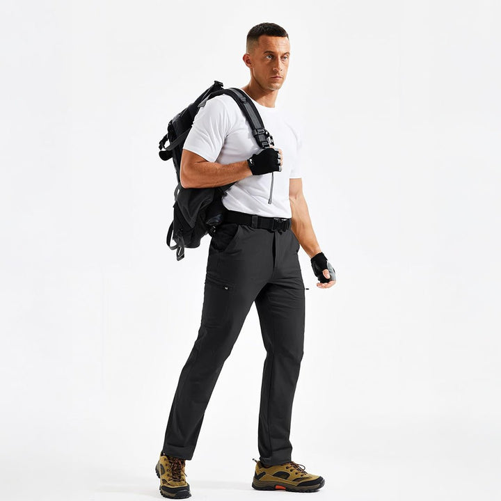 Men's Stretch Quick Dry Hiking Cargo Pants Lightweight & Water Resistant - AB25M3314