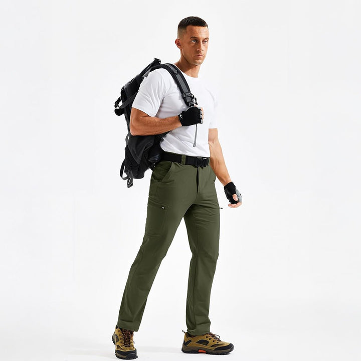 Men's Stretch Quick Dry Hiking Cargo Pants Lightweight & Water Resistant - AB25M3314