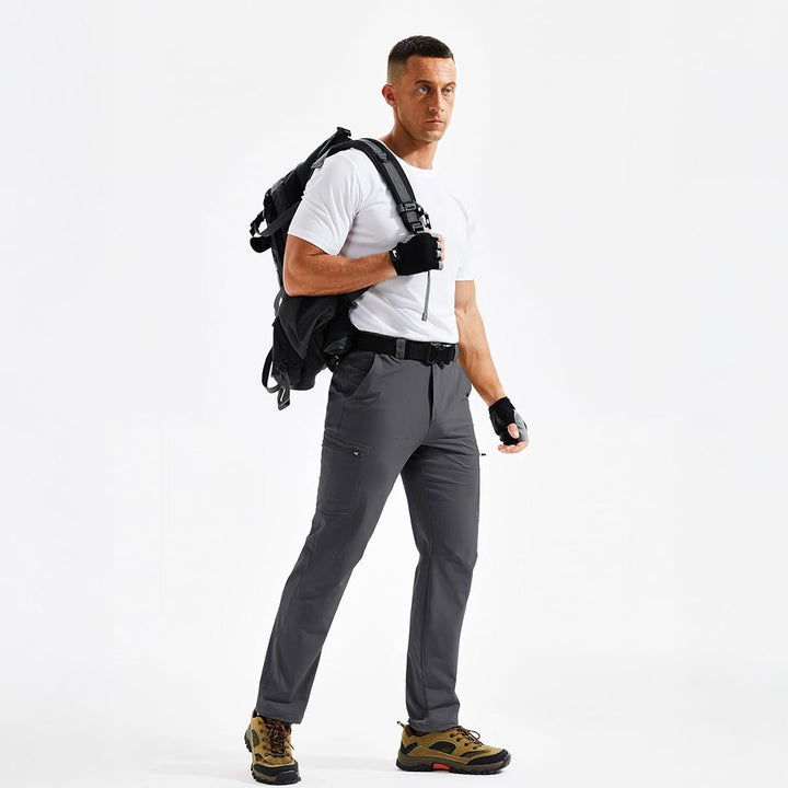 Men's Stretch Quick Dry Hiking Cargo Pants Lightweight & Water Resistant - AB25M3314