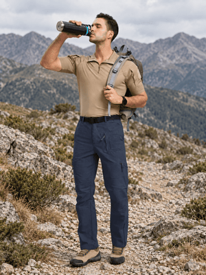 TACVASEN Navy Men's Tactical Outdoor Ripstop Cargo Pants