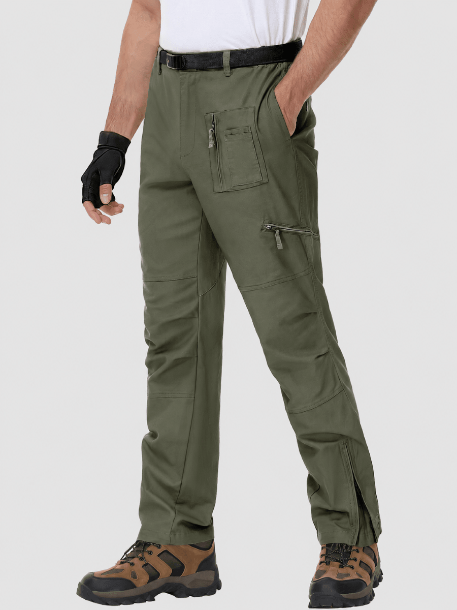 TACVASEN Army Green Men's Tactical Outdoor Ripstop Cargo Pants