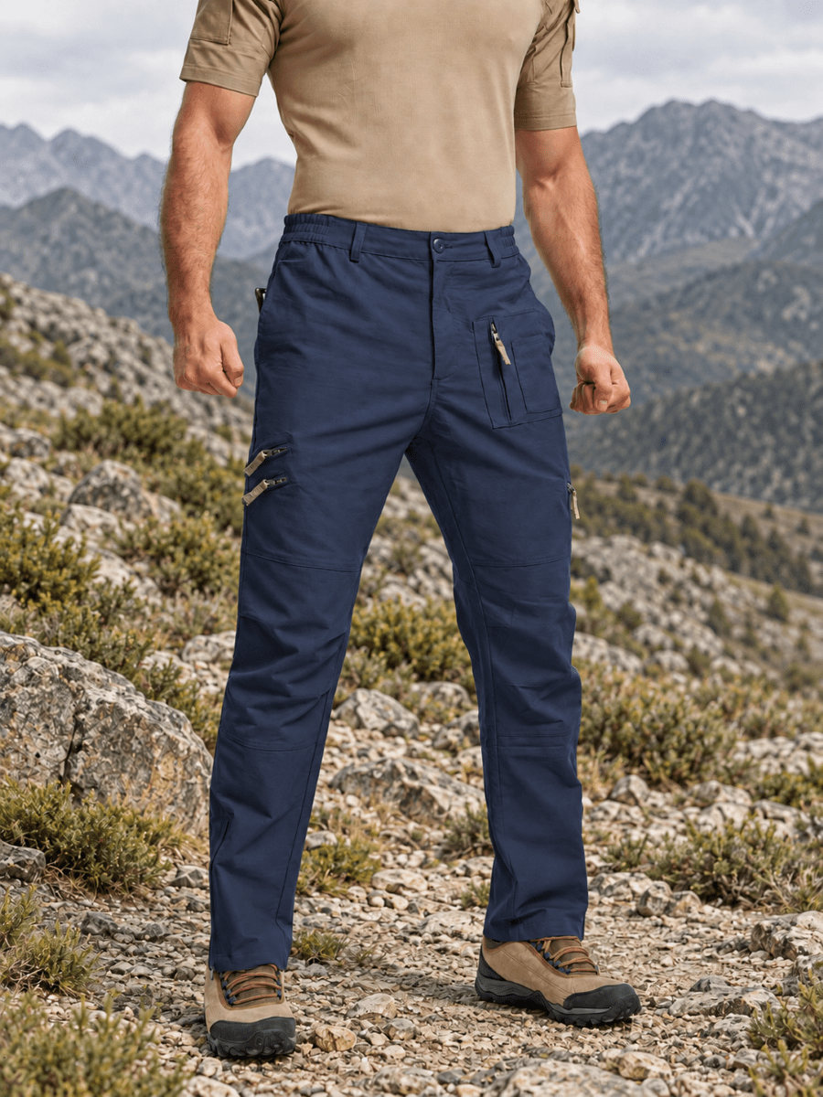TACVASEN Navy Men's Tactical Outdoor Ripstop Cargo Pants