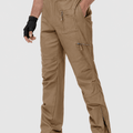 TACVASEN Coyote Brown Men's Tactical Outdoor Ripstop Cargo Pants