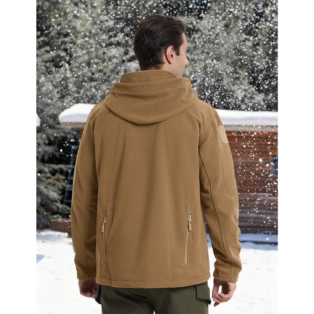 TACVASEN Army Green Men's Tactical Thermal Bomber Coats