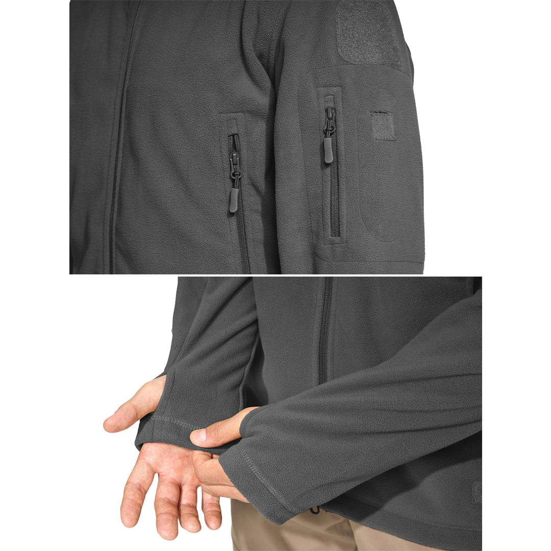 TACVASEN Army Green Men's Tactical Thermal Bomber Coats